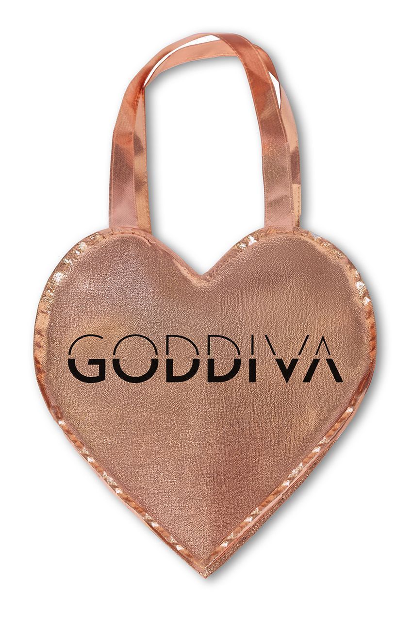 Heart Shaped Foil Shopper Bag - Rose Gold BAG0001