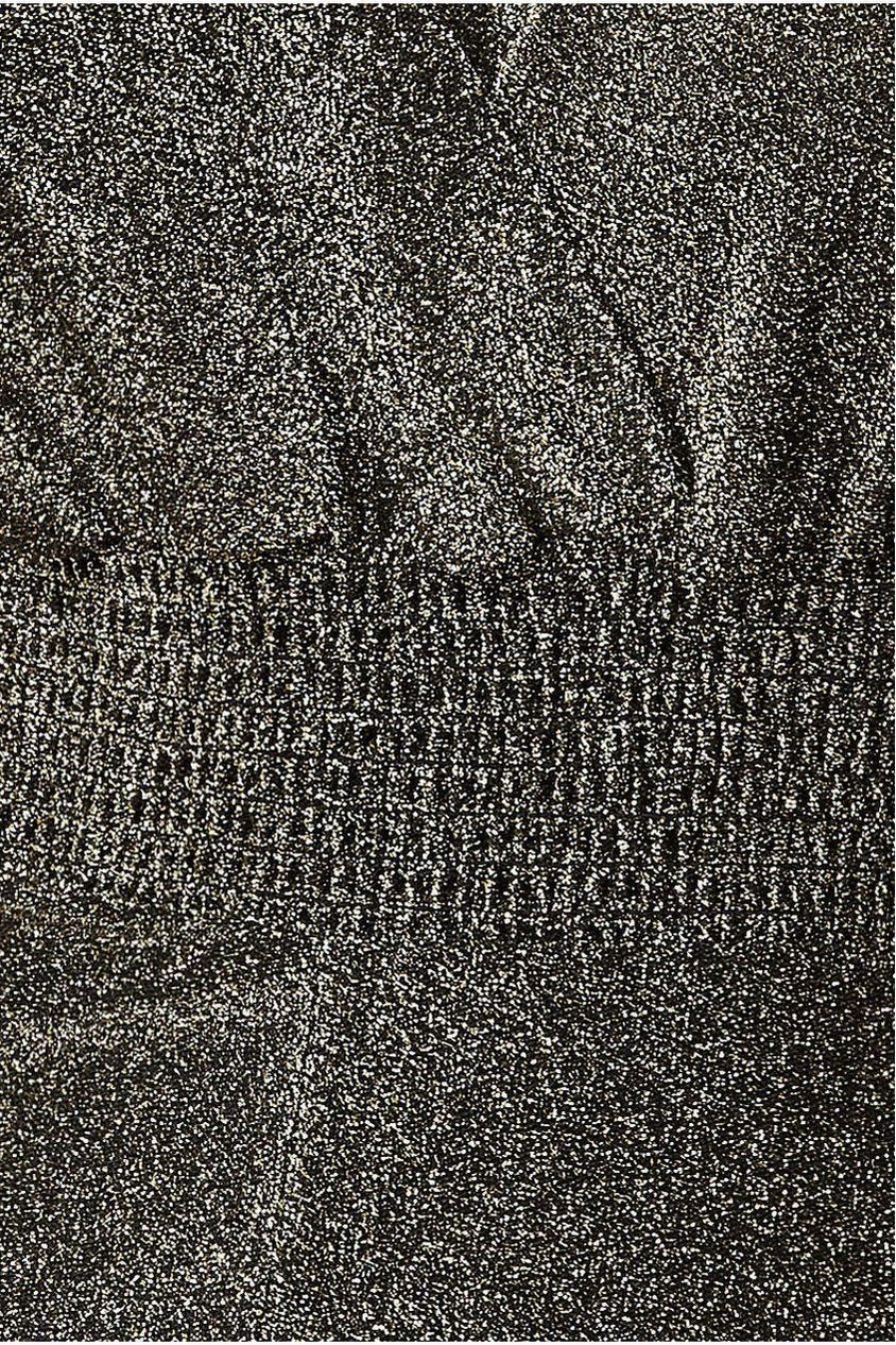 Lurex Wrap Style Jumpsuit - Gold TR359