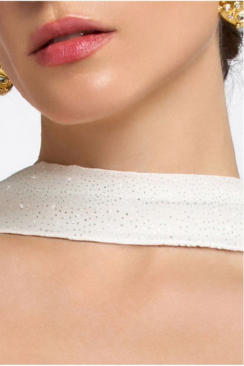 Glitter Chiffon Scarf AC02