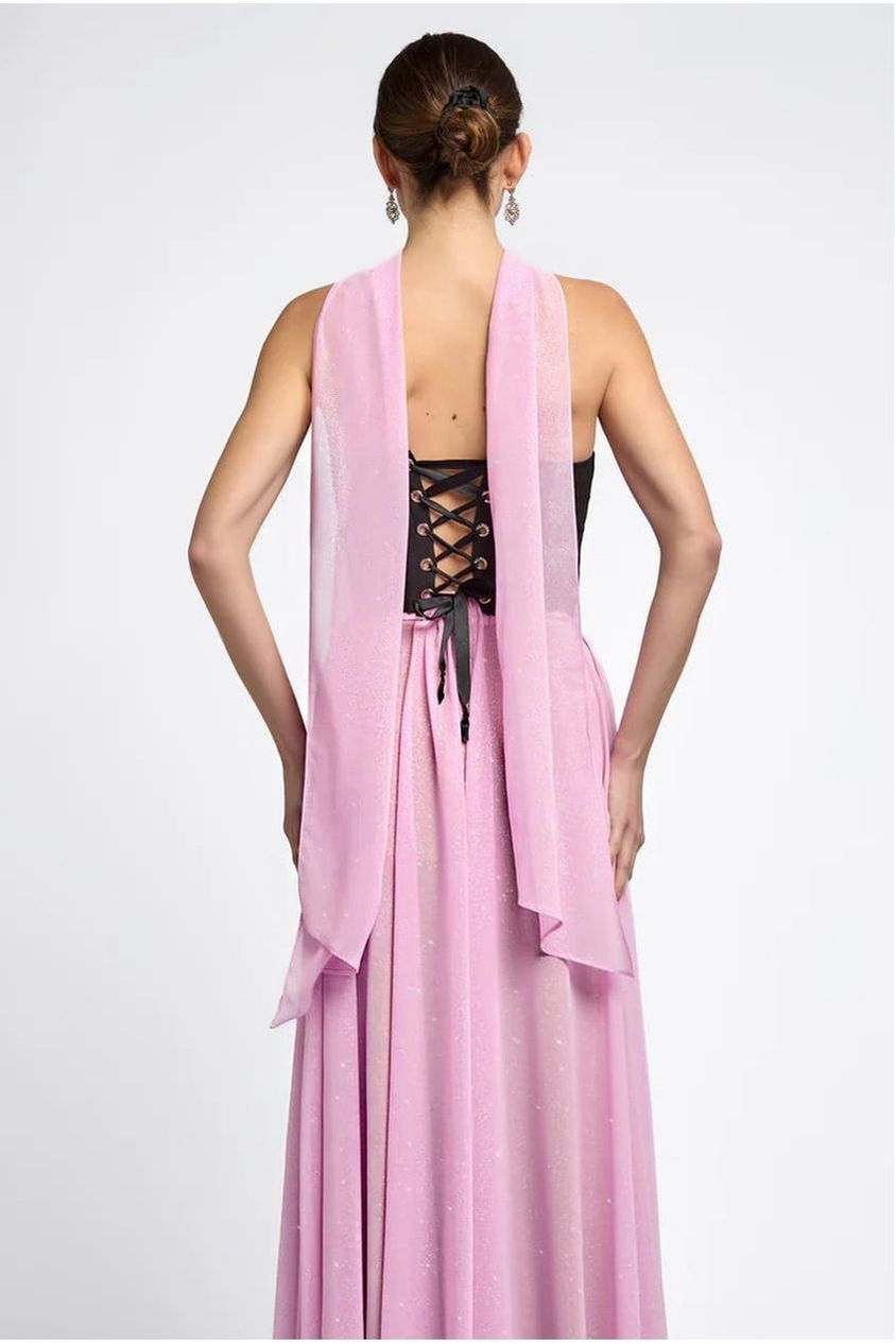 Glitter Chiffon Scarf AC02