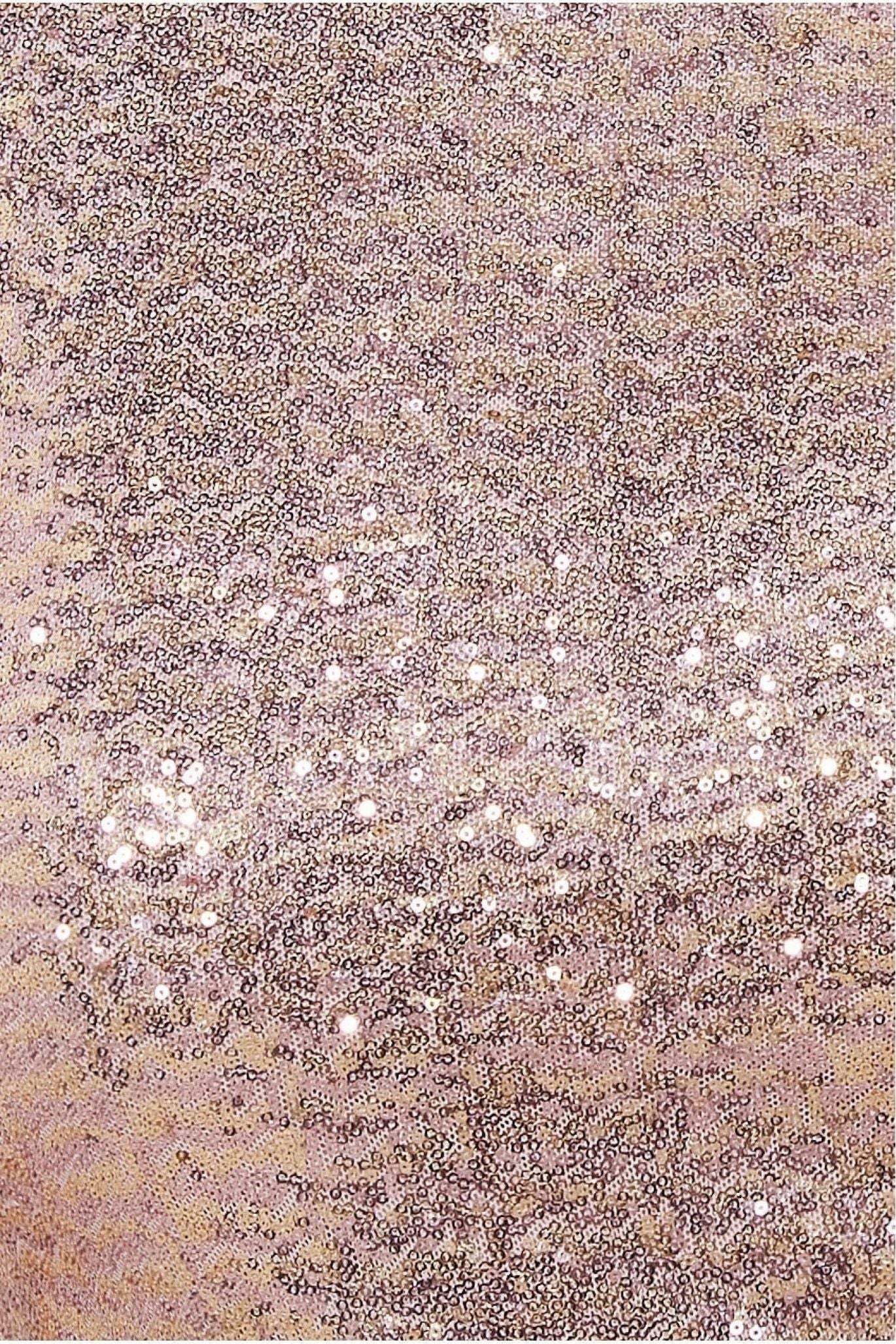 Cowl Back Sequin Maxi Dress - Champagne DR3927