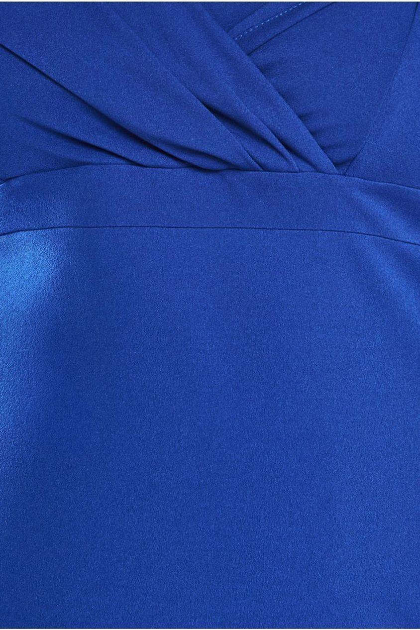 Front Wrap Off The Shoulder Maxi Dress - Royalblue DR2290P