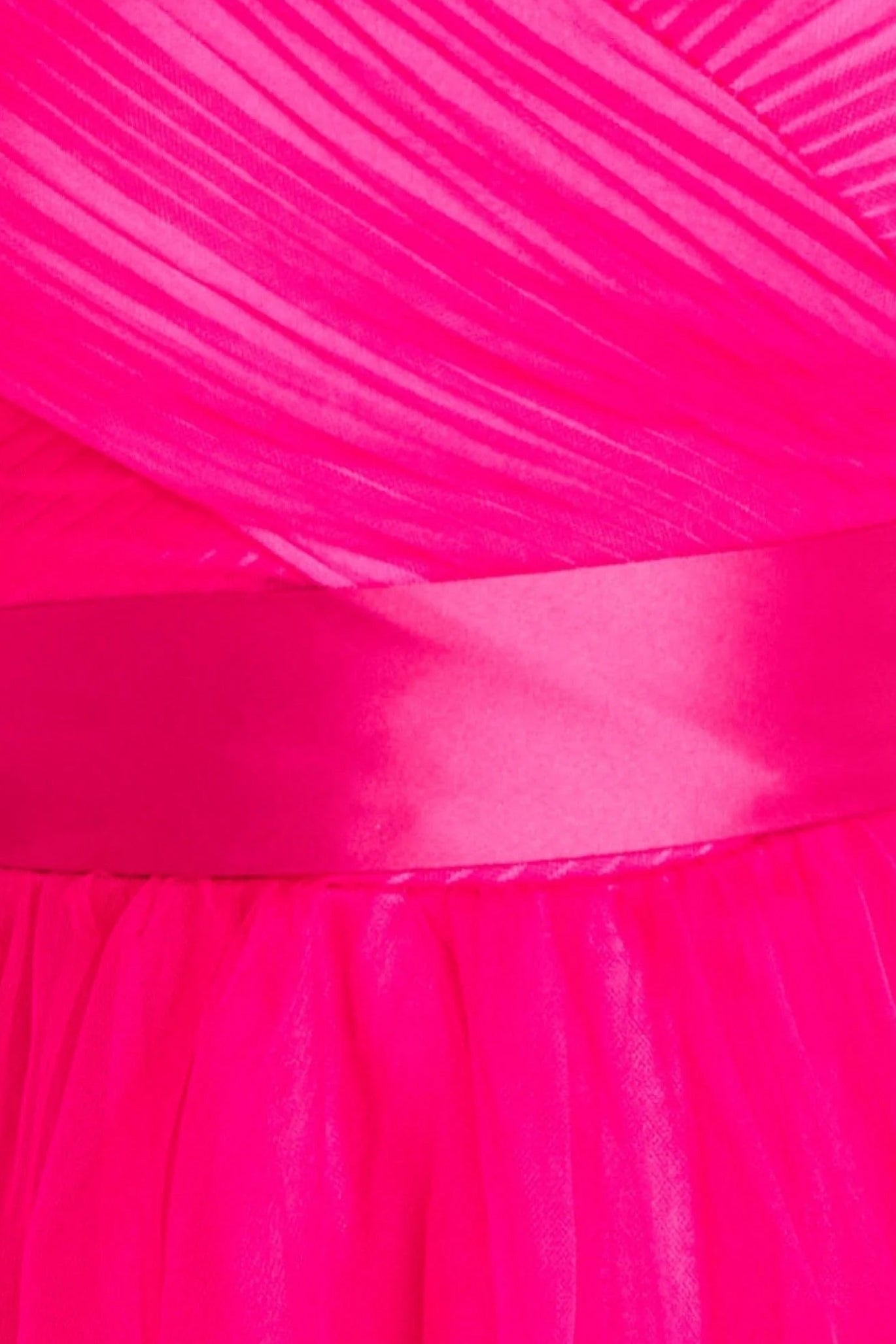 Off The Shoulder Princess Maxi Dress - Hot Pink DR3322A