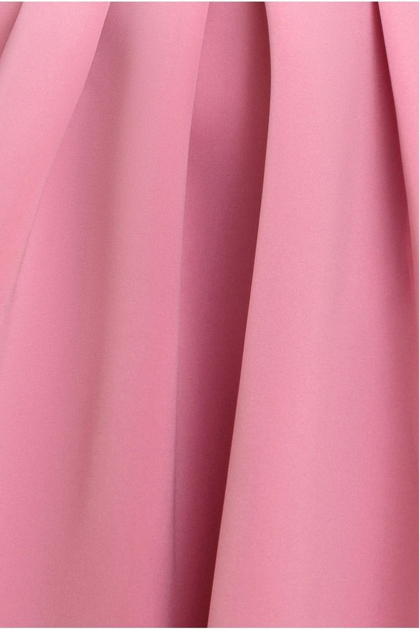 Scuba Foam Skater Midi Dress - Blush Pink DR4133