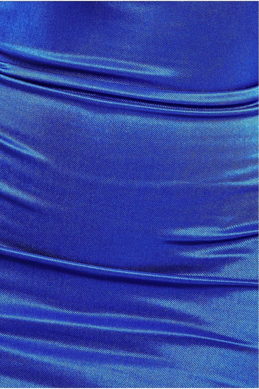 Halter Cowl Neck Back Maxi Dress - Royal Blue DR4387