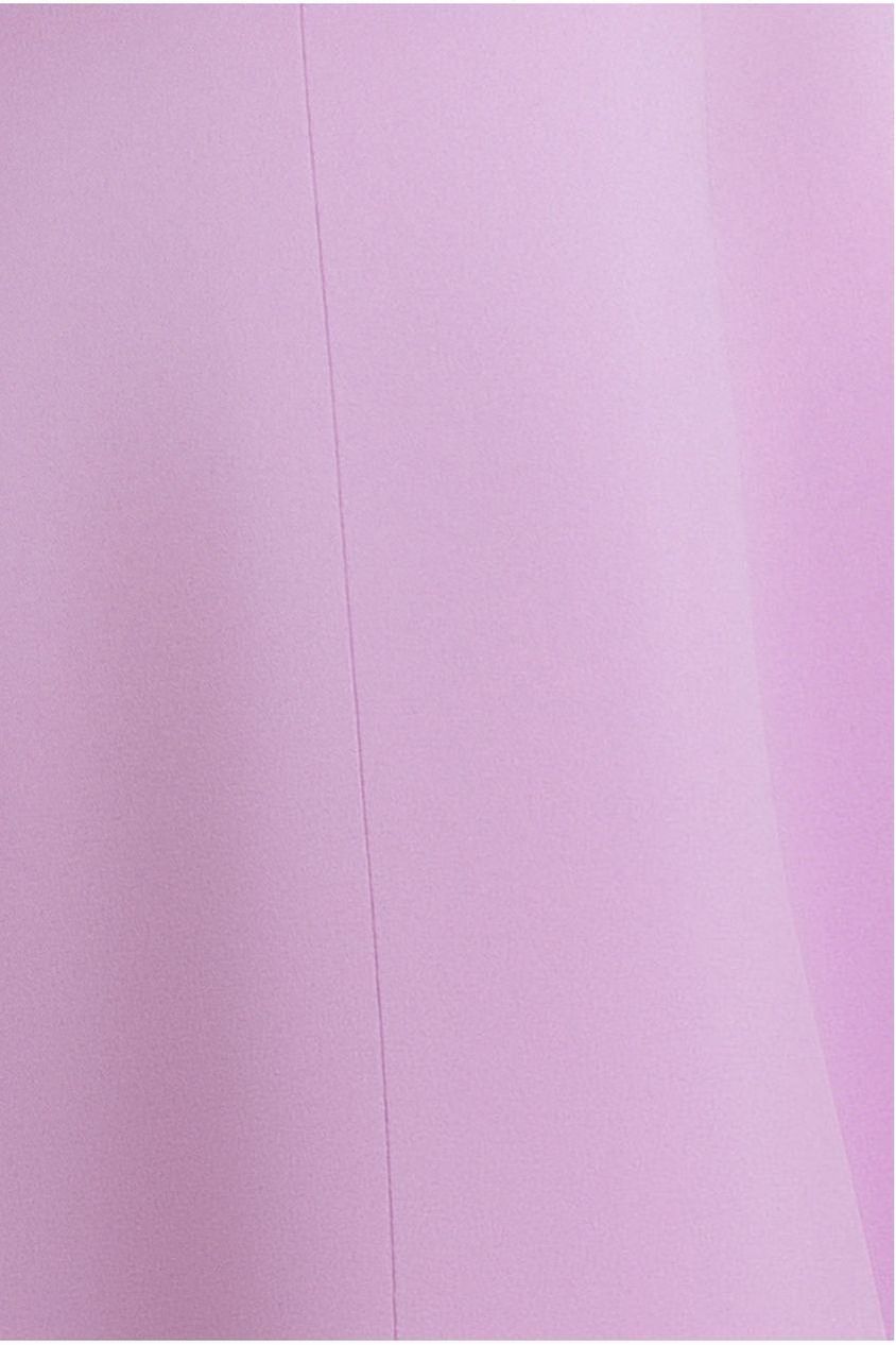 Cap Sleeve Plunging V-Neckline A-line Midi Dress - Lilac DR4540