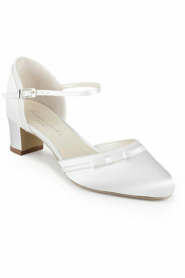 Annalina Wide Fit Block Heel Court Shoes Annalina