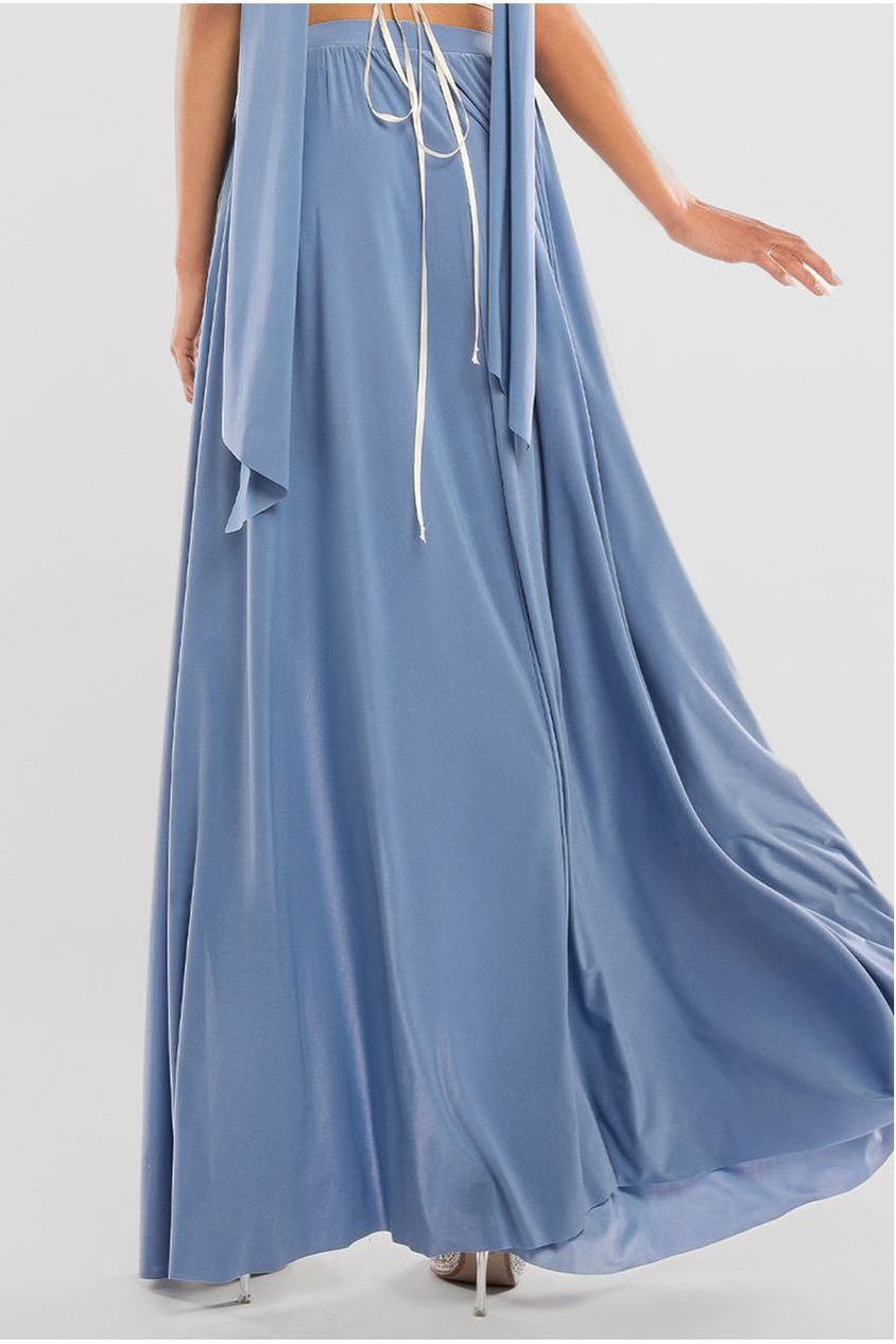 Side Split Soft Touch Maxi Skirt SK41