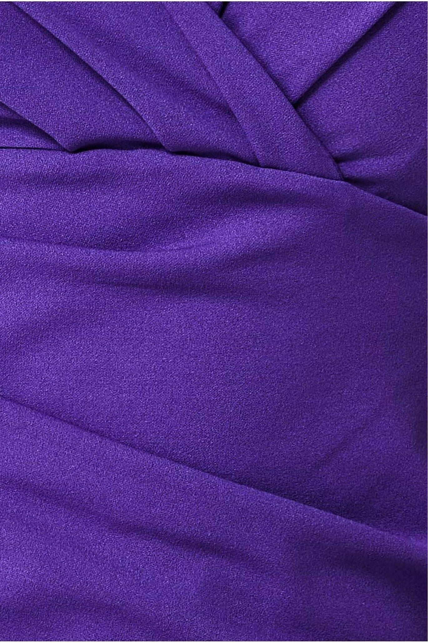 Bardot Scuba Jumpsuit - Purple TR113B