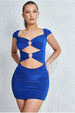 Cut Out Bodycon Mini - Royal Blue by City Goddess