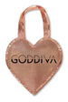 Heart Shaped Foil Shopper Bag - Rose Gold by Goddiva