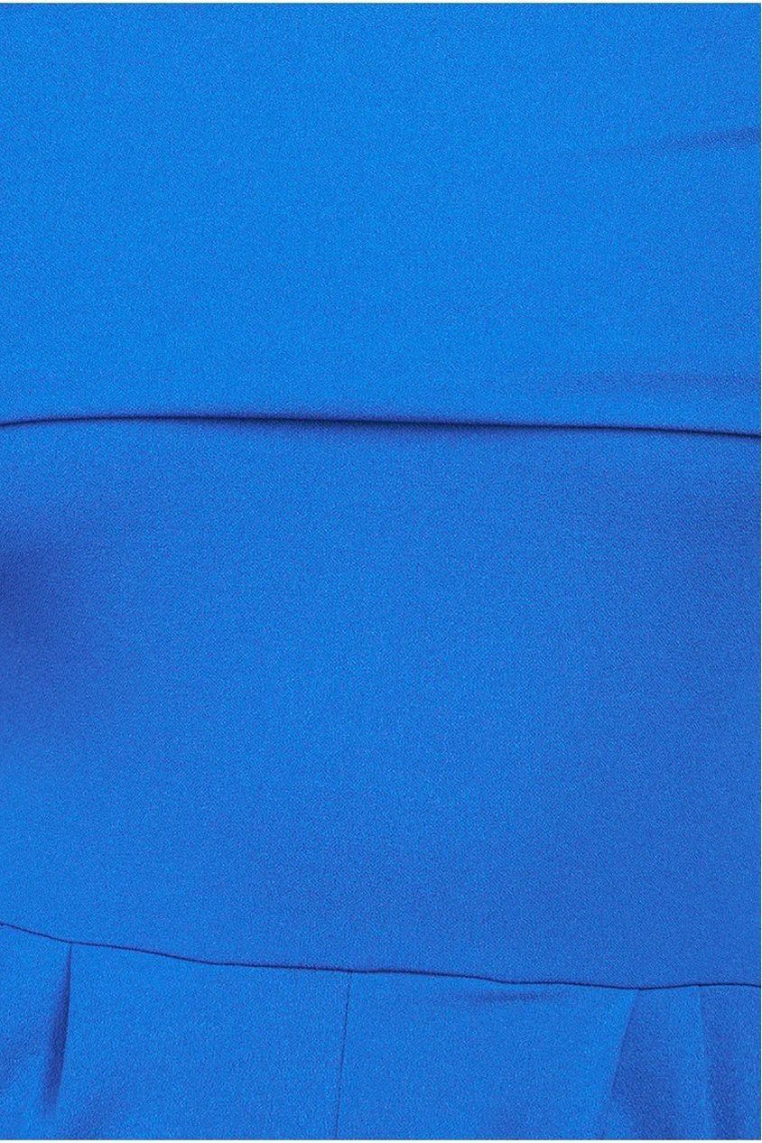 One Shoulder Scuba Jumpsuit - Royal Blue TR375