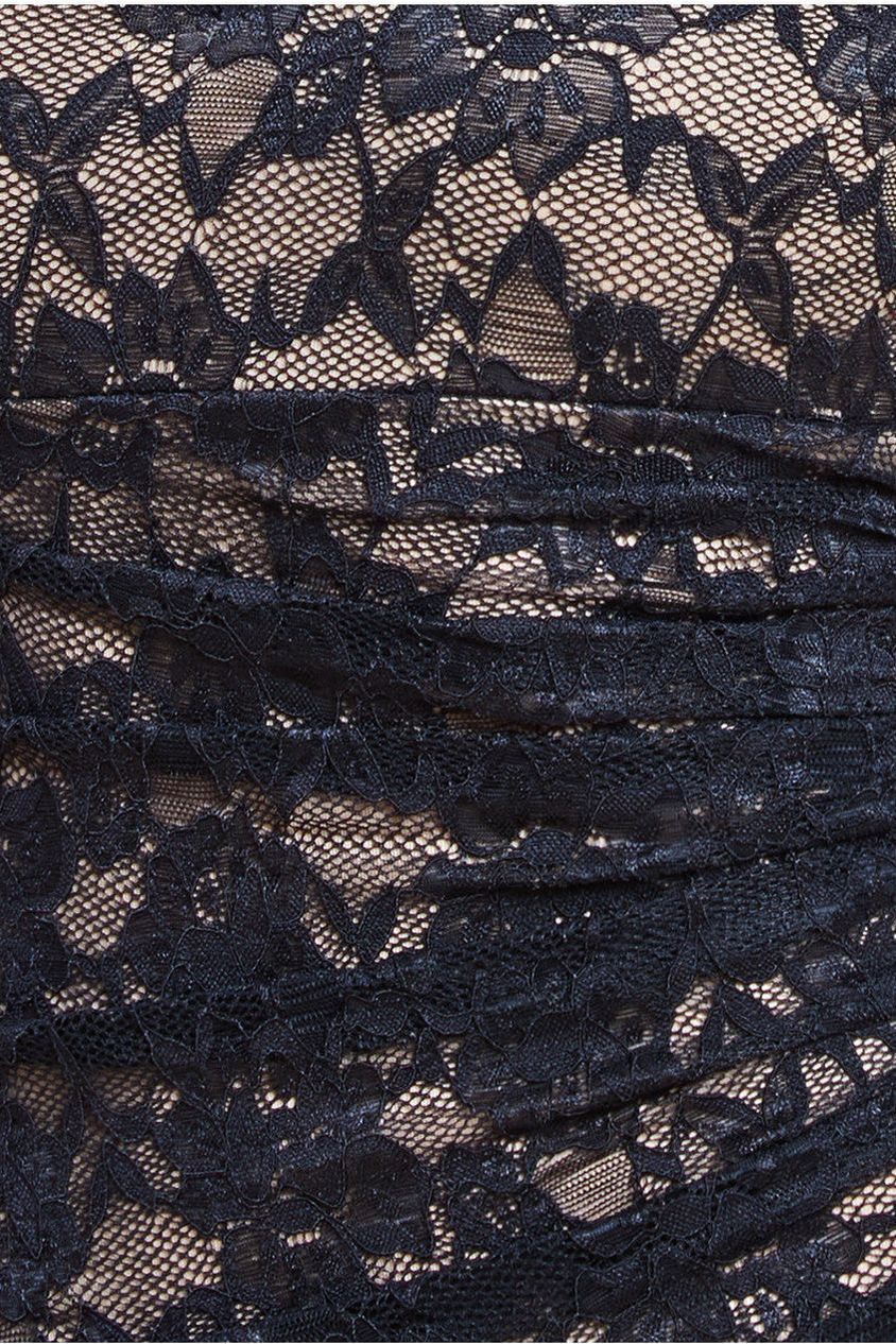 Off The Shoulder Scalloped Neck Maxi Dress - Black DR4600M