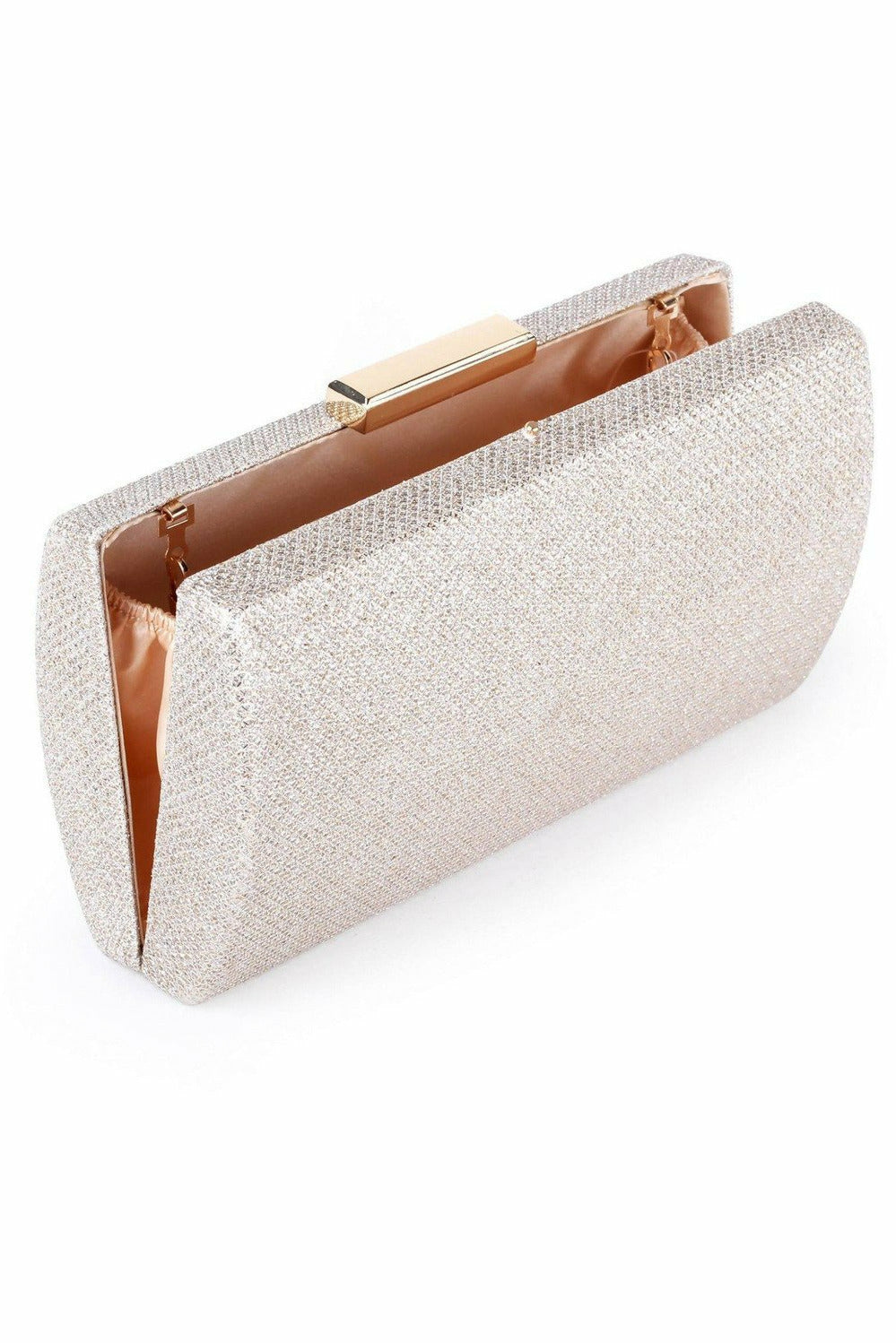 Dionne Champagne Box Clutch Bag Dionne