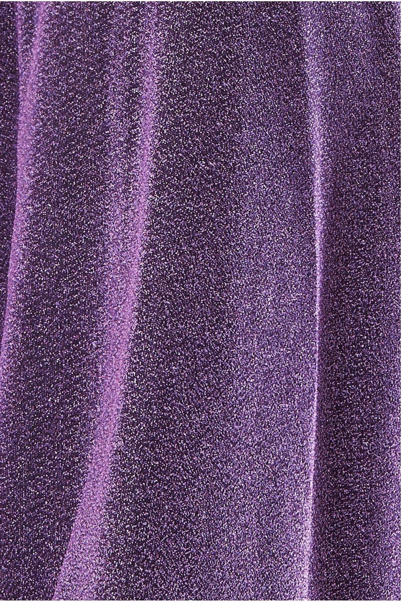 Maternity Wrap Spaghetti Strap Maxi Purple DR3137AMAT