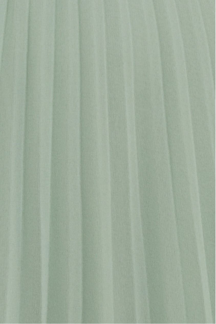 Balloon Sleeve Chiffon Maxi Dress  - Sage Green DR3041QZ