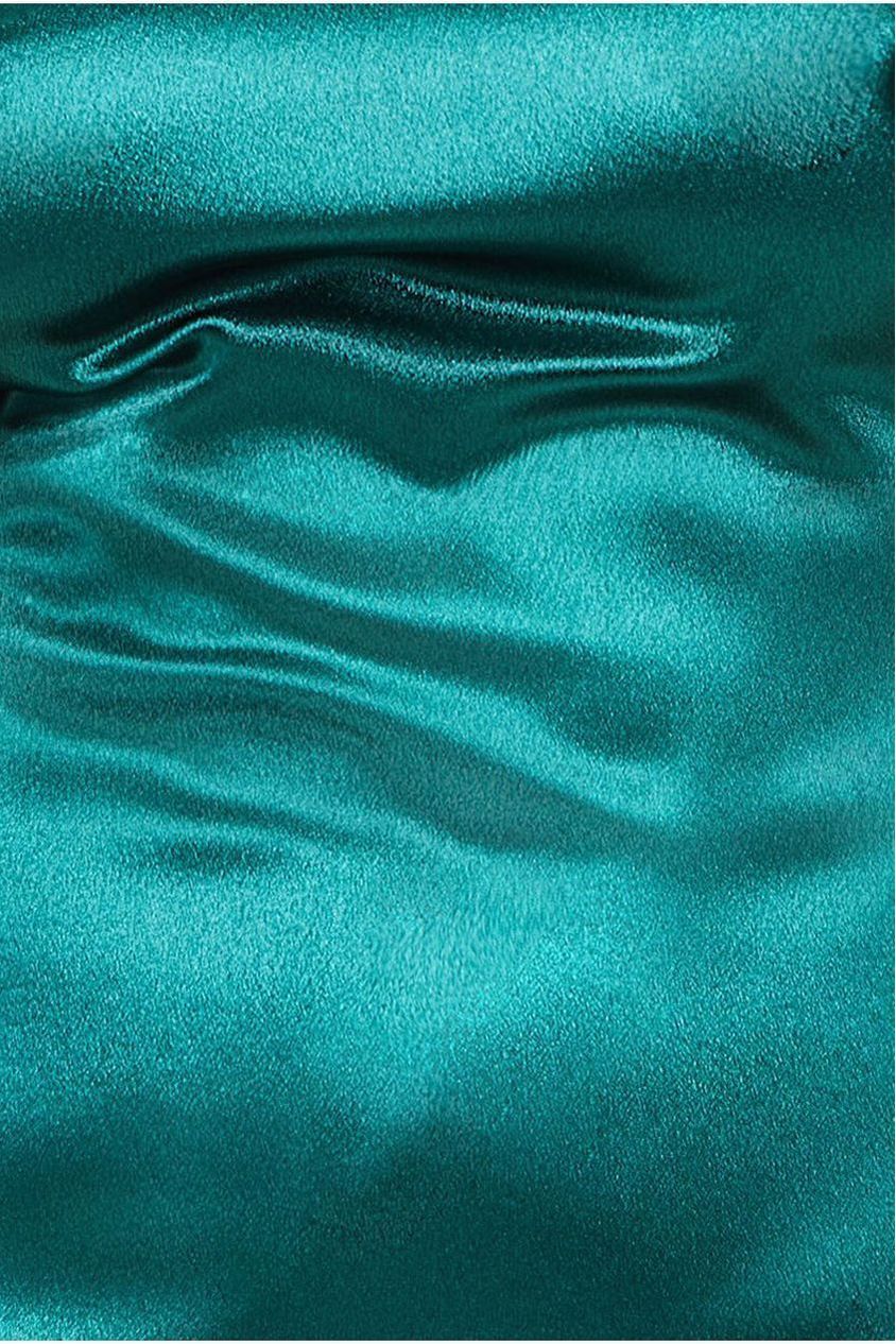 Satin Flutter Sleeve Mermaid Maxi - Emerald Green DR3954