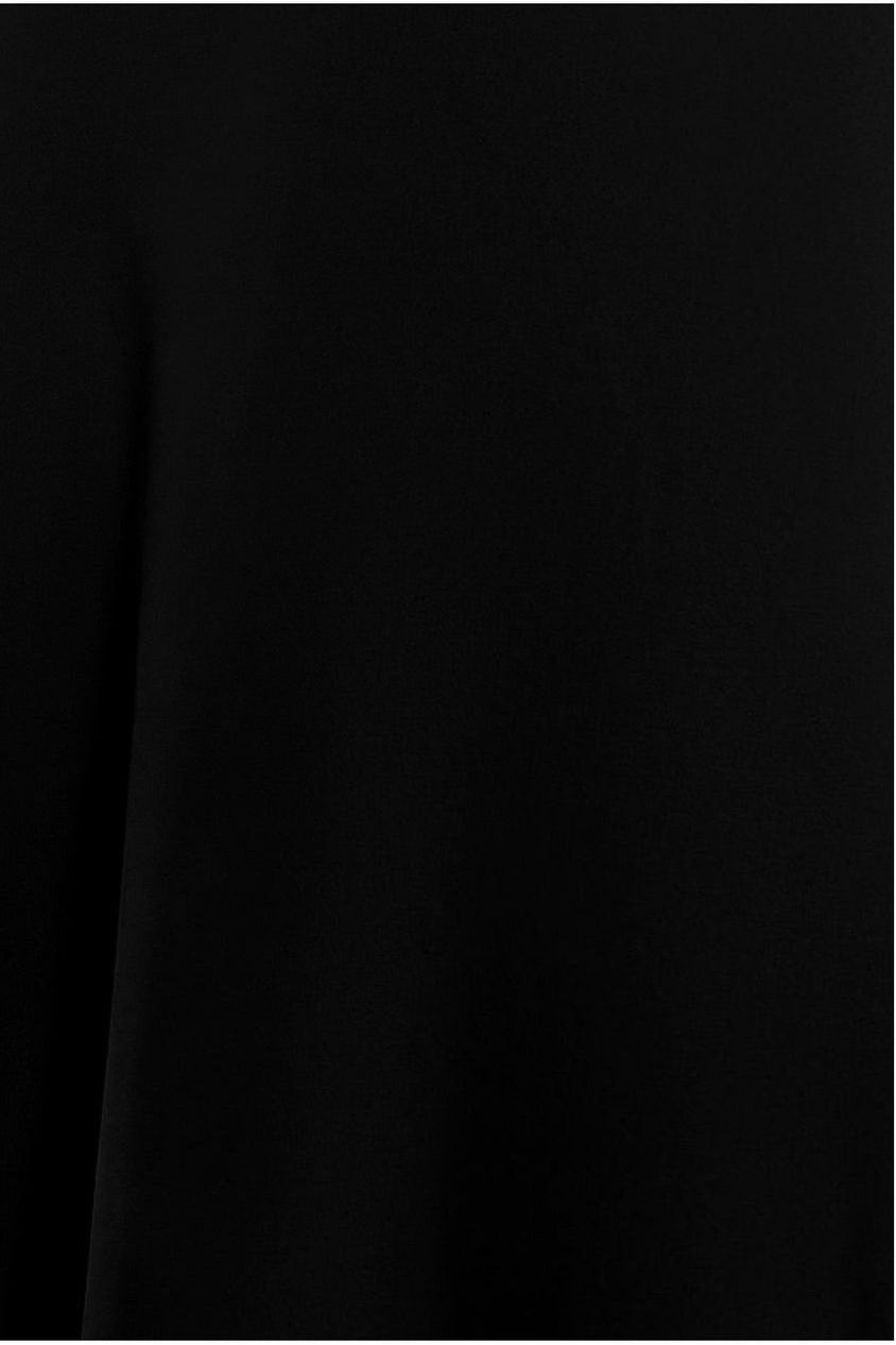 Diamante & Scalloped Lace Neck Maxi Dress - Black DR4120