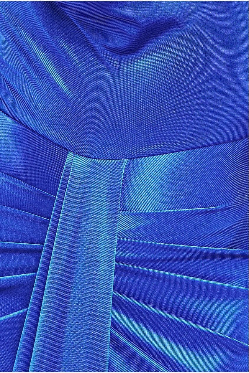Open Back Cowl Neck Maxi Dress - Royal Blue DR4354