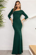 Asymmetric Neck Diamante Embellished Maxi Dress - Emerald Green by Goddiva