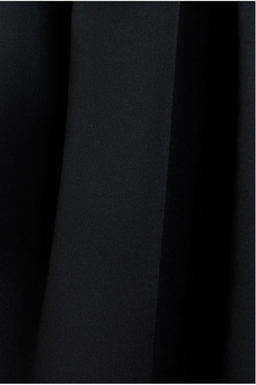 Halter Neck Pleated A-Line Midaxi Dress - Black DR4630