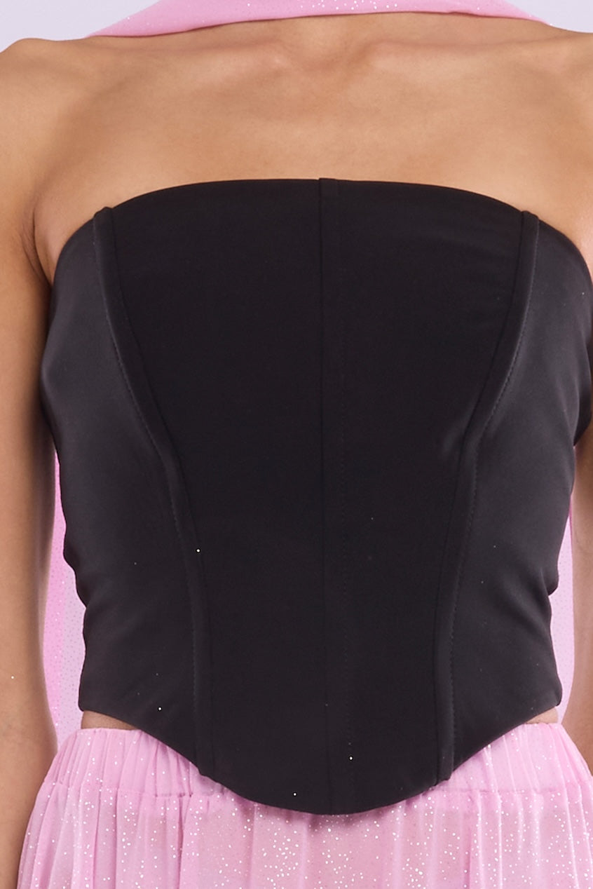 Lurex Flutter Sleeve Top T227