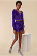 Velour Hoodie & Short Set -  Purple by Cosmochic