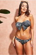 Bow Detail Bikini - Animal Print by Goddiva