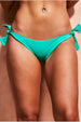 Self-tie Brazilian Bikini Bottoms - Jade by Goddiva
